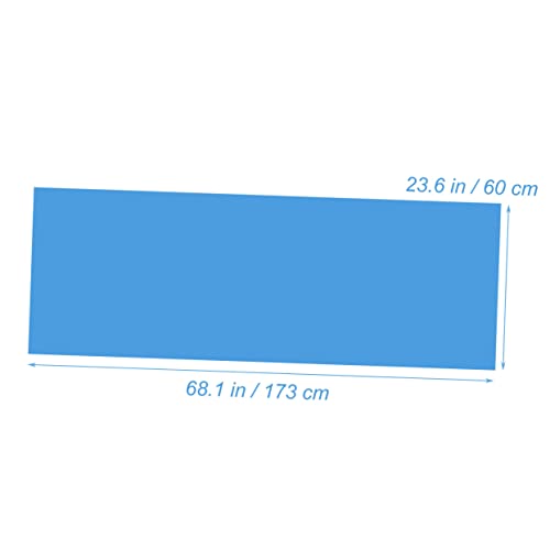 Happyyami Portable Yoga Mat Non Slip Exercise Mat for Hot Yoga Pilates Aerobics Stretching Lightweight Comfortable for Outdoor Fitness Routines Blue