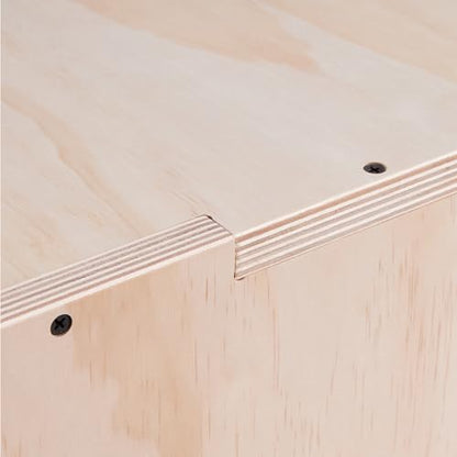 Amazon Basics Plyometric Jump Box, Plyo Box Jumps for Home Gym