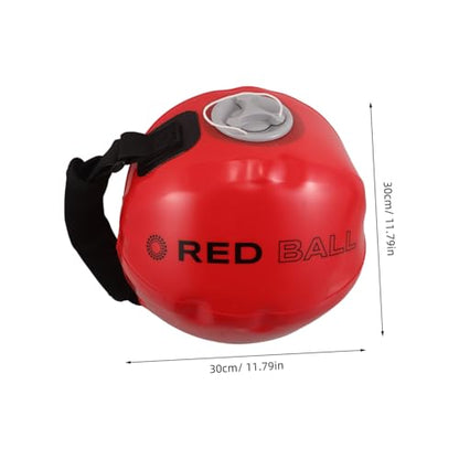 Workout Sandbag Kettlebell with Handle 30x30cm Red Water-fillable Weight Bag for Strength Training Home Gym Fitness