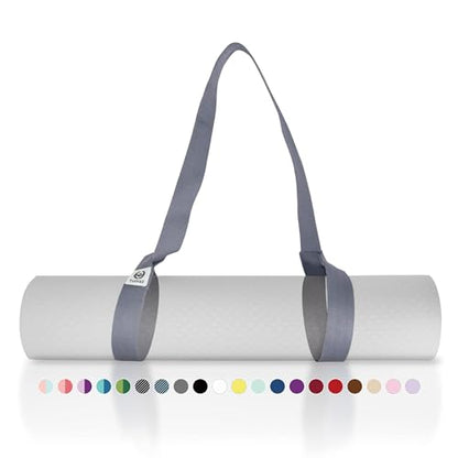 Tumaz Yoga Mat Strap Adjustable Carrier for All Yoga Mats, 2 Sizes - color: 12. Gray, size: 64 IN