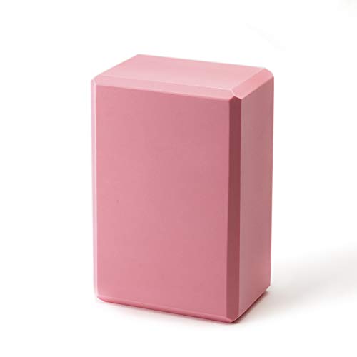 High Density EVA Foam Yoga Block 9" x 6" x 4" - color: 2PK Pink