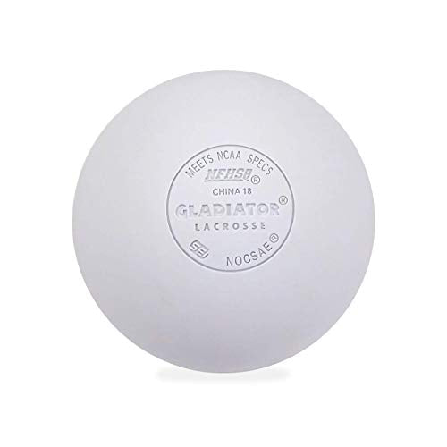 Gladiator Lacrosse Lacrosse Game Ball - color: White, size: 1 Ball