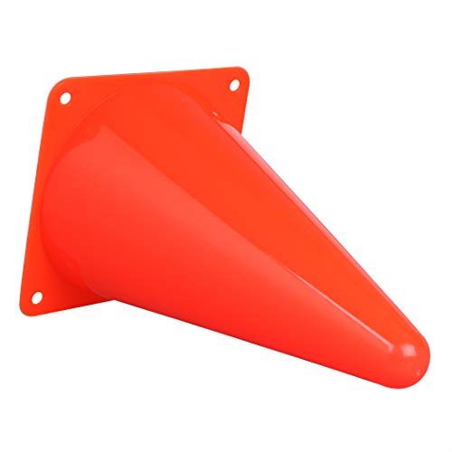 CARTMAN Plastic Training Cones (Set of 12/24 Pack 9" or 12/24 Pack 7" or 12/24 Pack Disc Cone) Agility Soccer Cones, Indoor Outdoor and Festive Events Field Marker Agility Cones - style: 9" 12pk