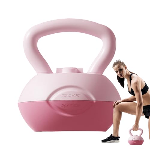 Kettle Bell - Grip Strength Adjustable Weight Tool, Soft Kettlebell | Coated Training Equipment, Ergonomic Handle, Compact Fitness Gear | Home Workouts Muscle Building Conditioning Men Women - color: 4kg