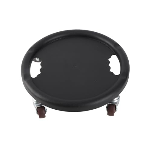 Core Slider Ab Workout Sliding Disc Abdominal Training Tool with 4 Rollers for Home Gym Black Professional Accessories for Use - color: Black