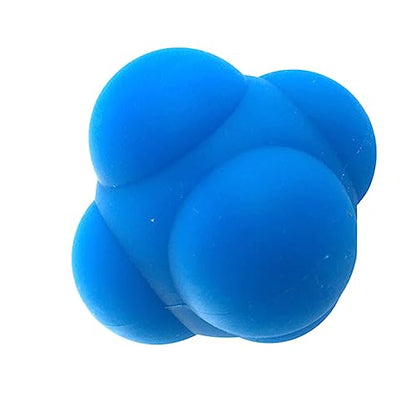 VANZACK 1pc Hexagonal Silicone Reaction Training Ball Agility Reflex Workout Ball for Men Women Durable Versatile for Rehabilitation Coordination Drills