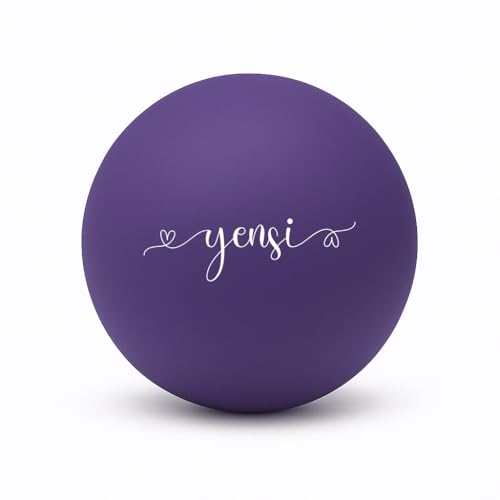 Silicone Massage Lacrosse Ball for Trigger Point Therapy, Muscle Knots, and Physical Therapy. Single Ball for Deep Tissue Massage and Myofascial Release. Latex-Free. (Purple Haze) - color: Purple Haze