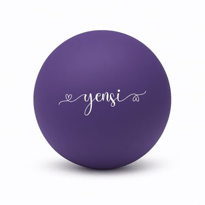 Silicone Massage Lacrosse Ball for Trigger Point Therapy, Muscle Knots, and Physical Therapy. Single Ball for Deep Tissue Massage and Myofascial Release. Latex-Free. (Purple Haze) - color: Purple Haze
