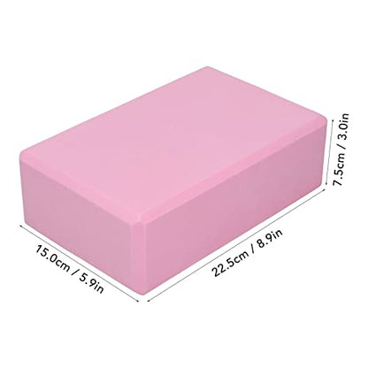 Yoga Block, Foam 2 Pack Foam Travel Yoga Pilates Blocks Stability Nonslip Blocks for Meditation Pilates
