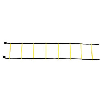 Agility Ladder, 8 Rung Heavy Duty Football Training Ladder with Adjustable Flat Plastic Rungs and Durable Nylon Straps, for Speed Agility Coordination and Balance in Football