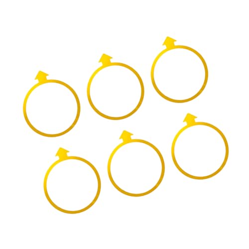 6Pieces Arrows Shaped Agility Cones Rings Set for Sports Drills Movement and Motor Skills Training Rings for Athletic - color: Yellow