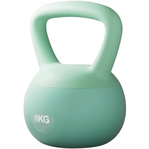 Kettlebell Weights Beginner Fitness Exercise Soft Kettle Bells, Women's Weight Loss Training Dumbbell, Anti-Slip Handle, Vest Line/Peach Buttocks(Green,2.5kg)