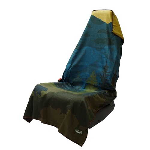 Sprints Athletic Running Towel, Full-Sized, Car Seat Cover - Performance Microfiber… (Grizzly Guide) - color: Grizzly Guide