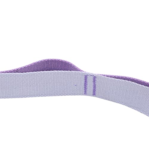 KANASI Yoga Stretching Strap, adjustable fitness band for leg flexibility improvement in gymnastics dance and physical therapy - color: Purple