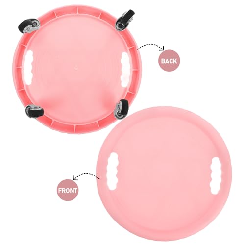 GANAZONO Ab Roller Wheel and Exercise Pads for Floor, Silent Smooth Rolling Core Trainer with Knee Pad, Portable Fitness Slider Wheel for Home Workout and Abdominal Muscle Training