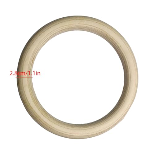 Exercise Rings with Straps Buckles Pull Up Exercise Rings Gymnastic - color: 28mm