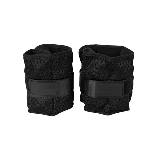 Unisex Adjustable Wrist and Ankle Weights, 5-Pound Pair (10 lbs Total) with 6 Removable Weight Packs for Walking, Jogging, Gym, Home Fitness - size: 5lb Small