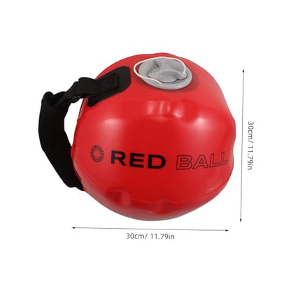 Water Weights Sandbag Kettlebell Workout Bag 30x30cm Red Portable Strength Training Equipment for Home Gym and Outdoor Fitness