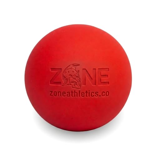 Zone Deep Tissue Massage Ball – Trigger Point Therapy, Myofascial Release, Muscle Recovery, Mobility Tool – Firm Lacrosse Ball (Single) - color: Lacrosse Ball