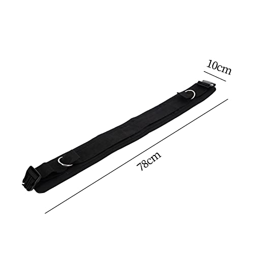 Colaxi Waist Belt Resistance Band, Trainer Rope, Body Stretching Waist Strap with Rings, Gym Workout Strap Agility Training Exercise Equipment