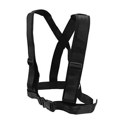 Sled Pulling Strap with Padded Shoulder Harness, Heavy Duty Nylon Resistance Training Equipment for Tire Sled Drag, Strength and Speed Workout for Football Runners