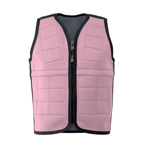 Osteoporosis Weighted Vest (10lb) for Bone Health, Cardio Fitness & Muscle Tone Improvement - color: Pink, size: X-Small
