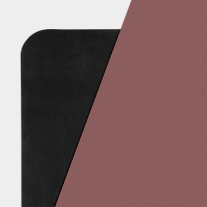 WeGym Yoga Mat, 4mm Cushioned Exercise Mat for Yoga, Pilates, Home Workouts - Anti Slip Polyurethane Suede Yoga Mat with Carrying Strap - color: Rose Pink, style: Polyurethane