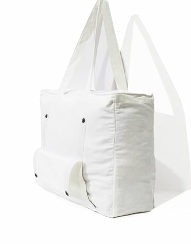 INDIAN CRAFT CASTLE Tote Bag with Yoga Mat Carrier Pocket Carryall Shoulder Bag for Office, Workout, Pilates, Travel, Beach and Gym