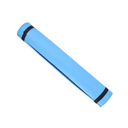 POPETPOP High Density Yoga Fitness Mat Anti-slip Surface Lightweight Portable for Pilates Stretching
