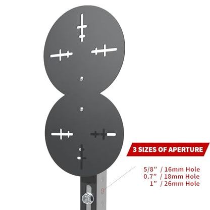 Wall Ball Target | Single & Double Heavy-Duty Plates for Wall Ball Training, Medicine Ball Target for Power Cage and Racks, Gym Fitness Enhance Strength and Explosive Power