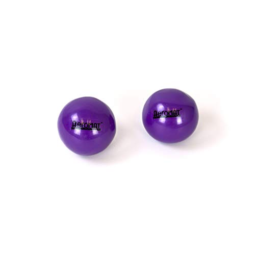 AEROMAT Mini Weight Balls - Come in Pairs - 3.5" Diameter - Intended for Strength Training /Rehabilitation Exercises