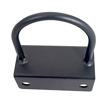 Sunny Health & Fitness Power Cage Squat Rack Upgrade Attachments, Dip Bar, Plate Bar Holder, Belt Squat, J Hook, Lat, Adapter, U Ring, Pull Up Bar, Landmine, Captain's Chair, Tricep Rope For Home Gym - style: U-Ring