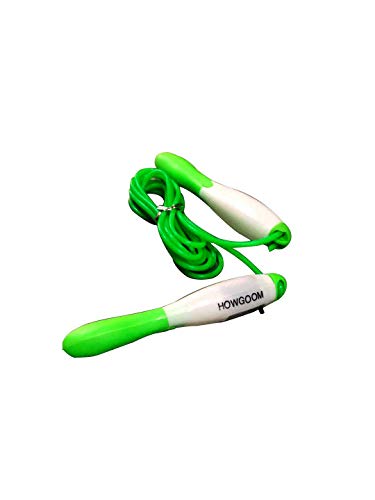 Jump Rope, Digital Weighted Handle Workout Jumping Rope with Calorie Counter for Training Fitness, Adjustable Exercise Speed Skipping Rope for Men, Women, Kids, Girls