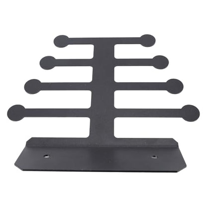 Rengue Fitness Band Rack Wall Mount Exercise Band Holder Wall Mounted Gym Storage with Iron Design for Resistance Bands Jump Ropes Ankle Straps Accessories Home Commercial Garage Gym