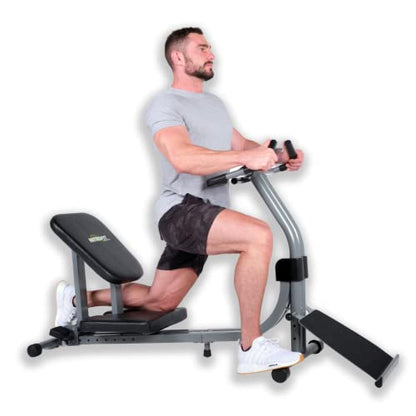 Nitrofit Limber Pro Stretch Machine with Patented Adjustable Sliding Seat and Heavy, Stable Frame, Premium Full‑Body Stretch Trainer for Back, Hamstrings, Hips & Calves, Flexibility, Mobility & Rehab