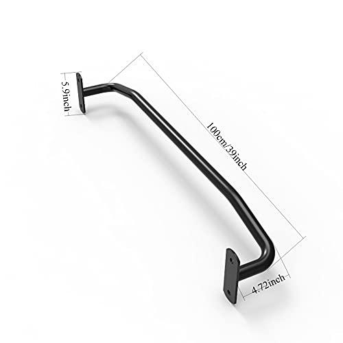 Wall Mounted Pull Up Bar - Strength Training Equipment, Heavy Duty Chin Up Bar for Home Gym Exercise - 440Lbs Weight Capacity