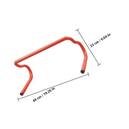 3pcs Detachable PVC Athletic Hurdles for Speed Agility Training Portable Soccer Basketball Football Hurdle Drills Quick Setup Plyometric Equipment