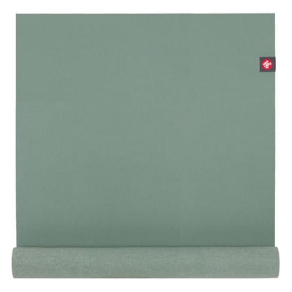 Manduka eKO SuperLite Yoga Mat - 1.5mm Natural Rubber | Foldable & Travel Friendly | Soft Textured Surface | Eco-friendly - color: Leaf Green, size: 71" x 24"