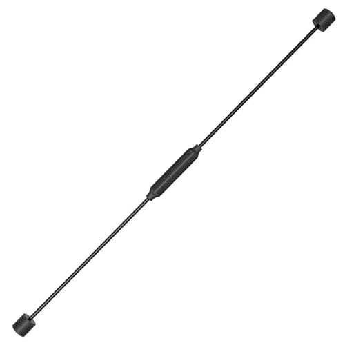 Yoga Starter Set - Flexi Bar, Resistance Band & Shoulder Tube for Elastic Exercise & Training Fitness - color: BLACK