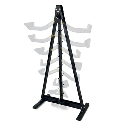 BLUSLM Lat Pull Down Bar Gym Accessory Rack, Lat Pulldown Attachments Cable Attachment Storage Rack for Mag Grip - Home Gym Fitness Heavy Duty A-Frame Stand - color: BIG S-ZHIJIA