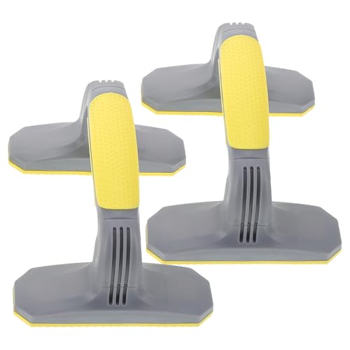 Sosoport Push up Rack Handle Fitness Equipment Pushups Board Board Home Gym Equipment at Home Handstand Bars - color: Yellow