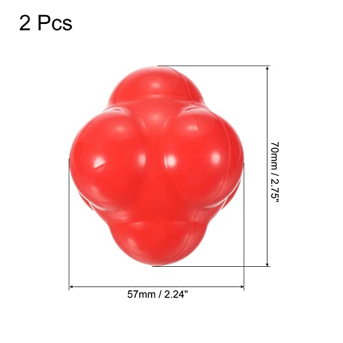 PATIKIL Reaction Balls, Agility Trainer, Silicone Bounce Balls for Baseball Hand-Eye Coordination Reaction Training, Speed Reflex