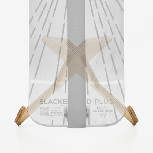 GIBBON SlackBoard Accessories, 3 Options: Slack Board Stand Display Rack, Standing Pole 60” to Assist Balance Training, or 52 Exercise Cards Deck for Fitness Workouts with SlackBoard GiBoard