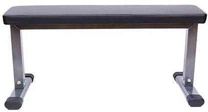 BalanceFrom Fitvids Steel Frame Fully Foldable Flat Incline Weight Training Exercise Bench, 600-Pound Capacity