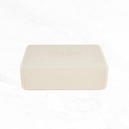 MYGA Yoga Block,Lightweight EVA Foam Yoga Brick,High Density Non-Slip Block for Yoga Poses, Pilates, Balance and Flexibility - color: Sand