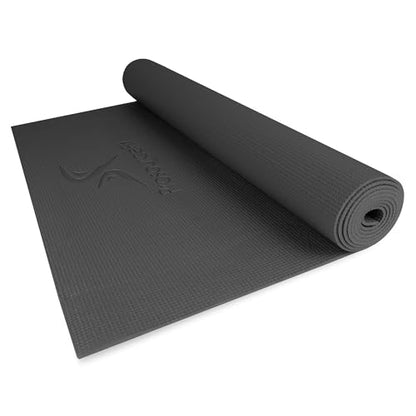 ProsourceFit Classic Yoga Mat 1/8” (3mm) Thick, Extra Long 72-Inch Lightweight Fitness Mat with Non-Slip Grip for Yoga, Pilates, Exercise