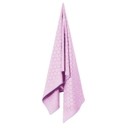 agoy Gecko Touch - Next-Gen Microfiber Yoga Towel - Double-Sided Silicone Non-Slip Grip – Ideal for Hot Yoga - Ultra Absorbent, Easy to Wash, Travel-Friendly - 30% Recycled Material - Free Wet Bag - color: Purple Rain