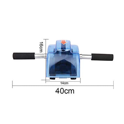 Ab Roller for Abs Workout Abdominal Exercise Rollers, Abdominal Roller 4 Wheels Muscle Exerciser Fitness Training Rollers, for Men Women Gym Exercise Fitness