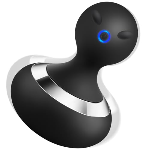 Cordless Electric Handheld Massage Ball, Rechargeable Body Neck Massage Tool, Black
