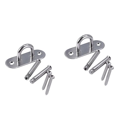 BESPORTBLE 2pcs Gymnastic Rings for Yoga Trainer Bracket for Yoga Ceiling Mount Suspension Trainer Wall Anchor
